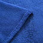 Double Sided Sherpa Luxe Blanket (200x150 cm) - Navy