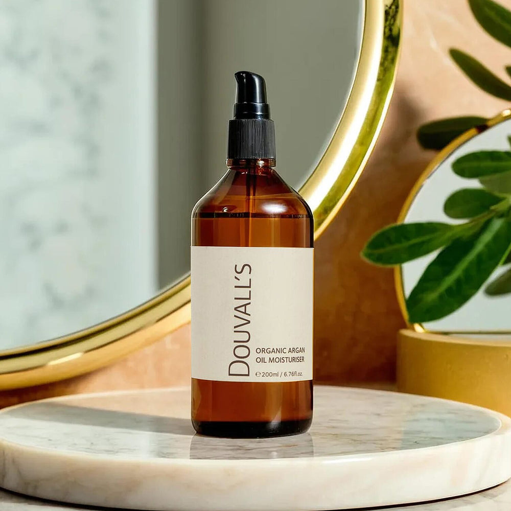 EXCLUSIVE SIZE TO TJC - Douvalls- 100% Pure Organic Argan Oil Moisturiser - 200ml