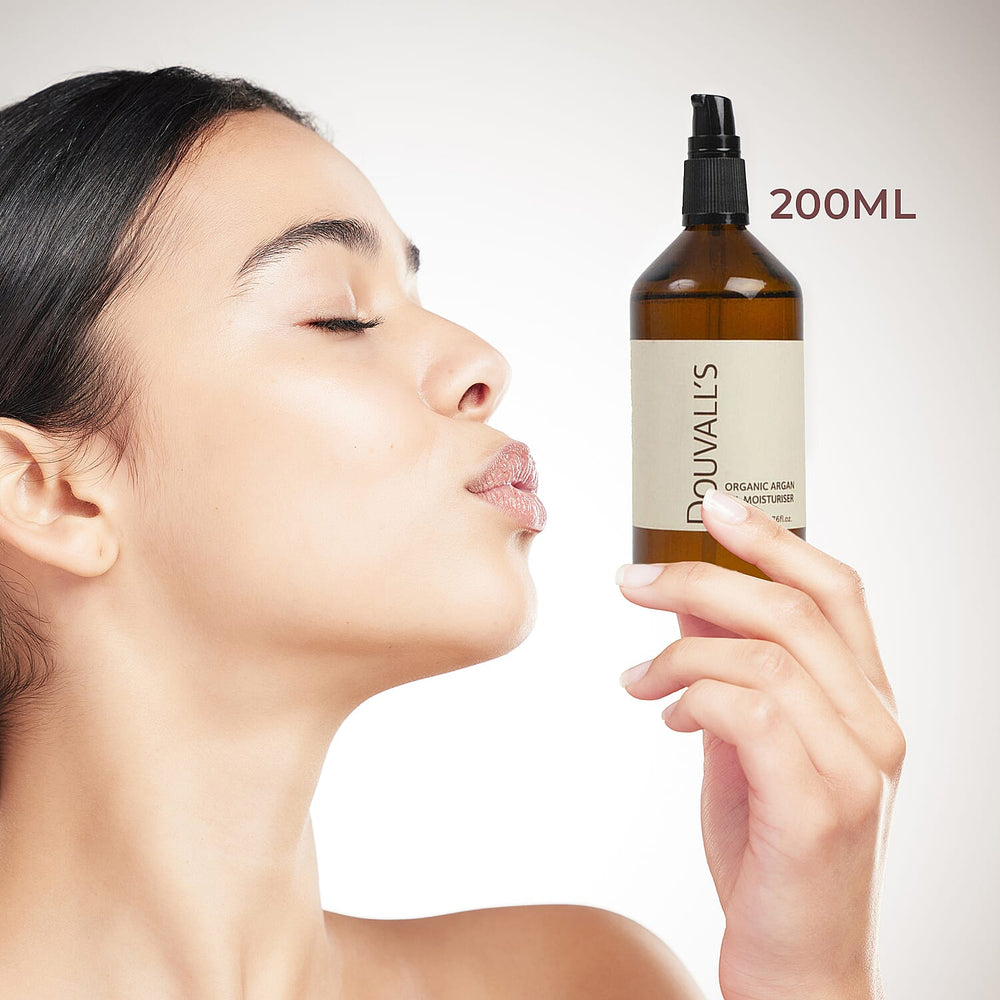 EXCLUSIVE SIZE TO TJC - Douvalls- 100% Pure Organic Argan Oil Moisturiser - 200ml