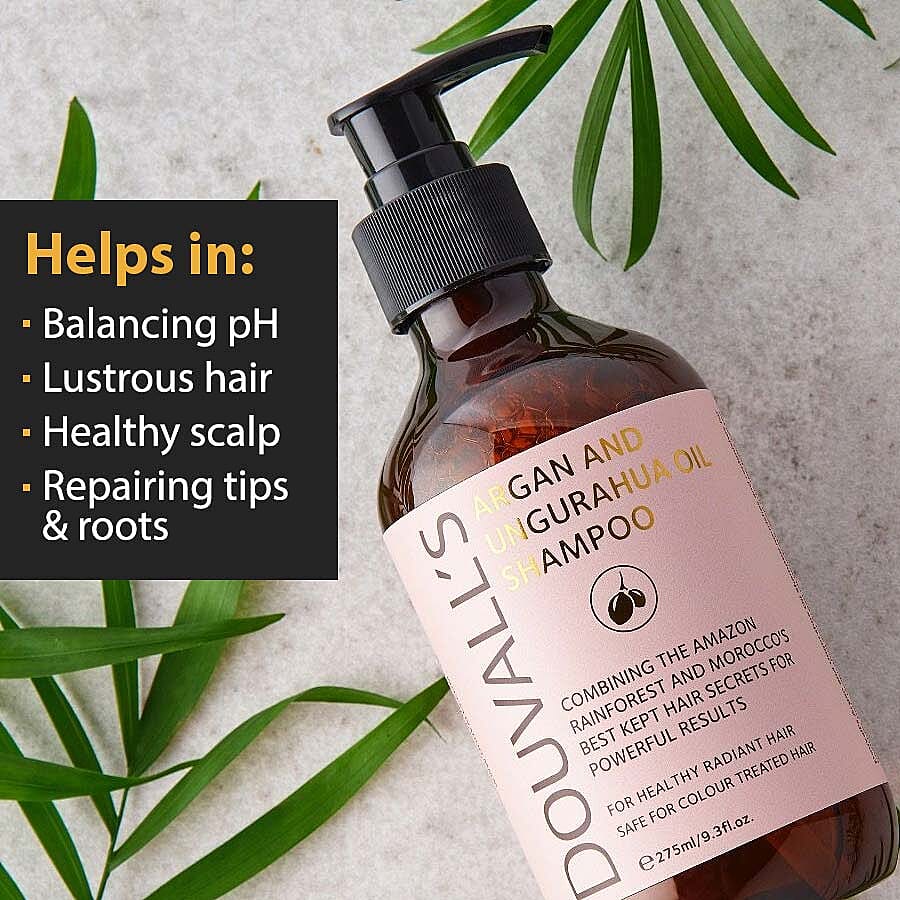 Douvalls- Argan and Ungurahua Oil Shampoo - 275ml