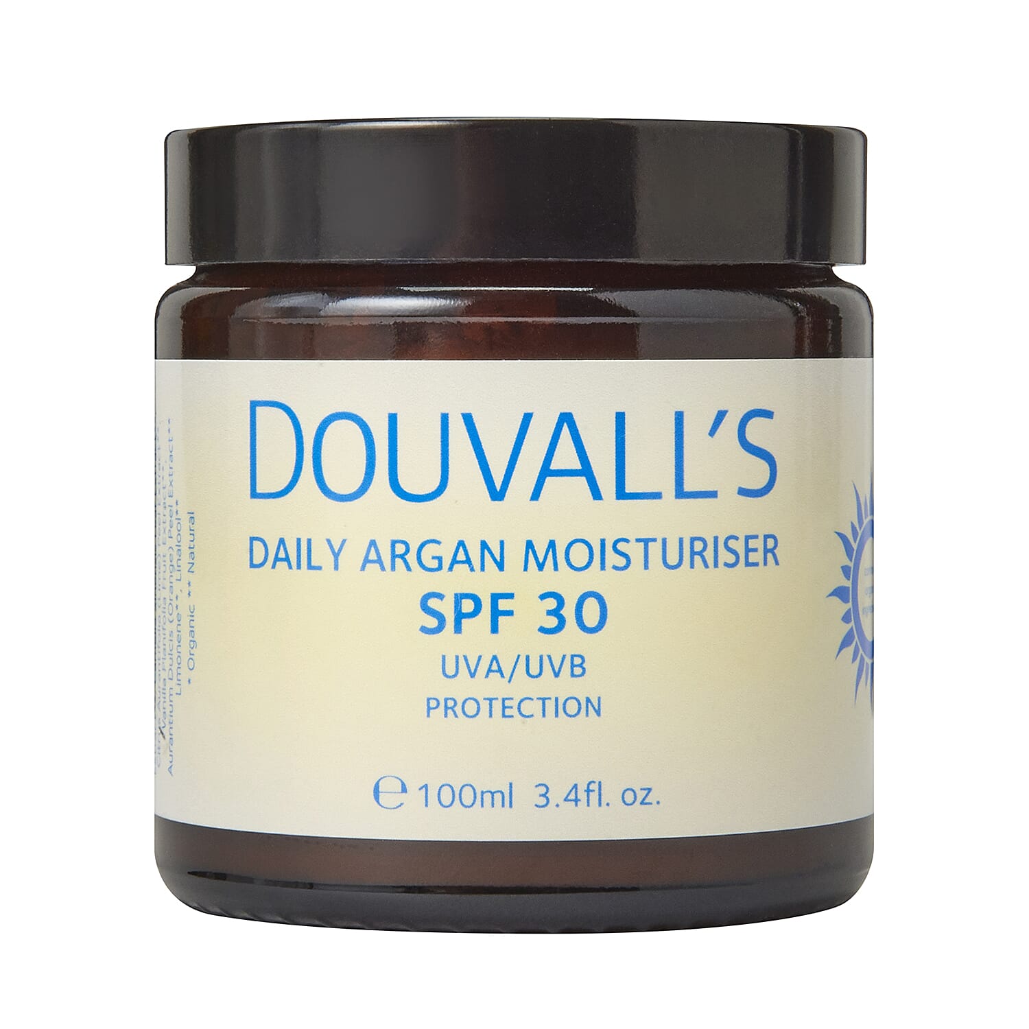 Douvalls SPF30 Argan Moisturiser - 100ml