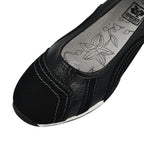 Down to Earth Ladies Leather Ballerina Shoe (Size 3) - Black