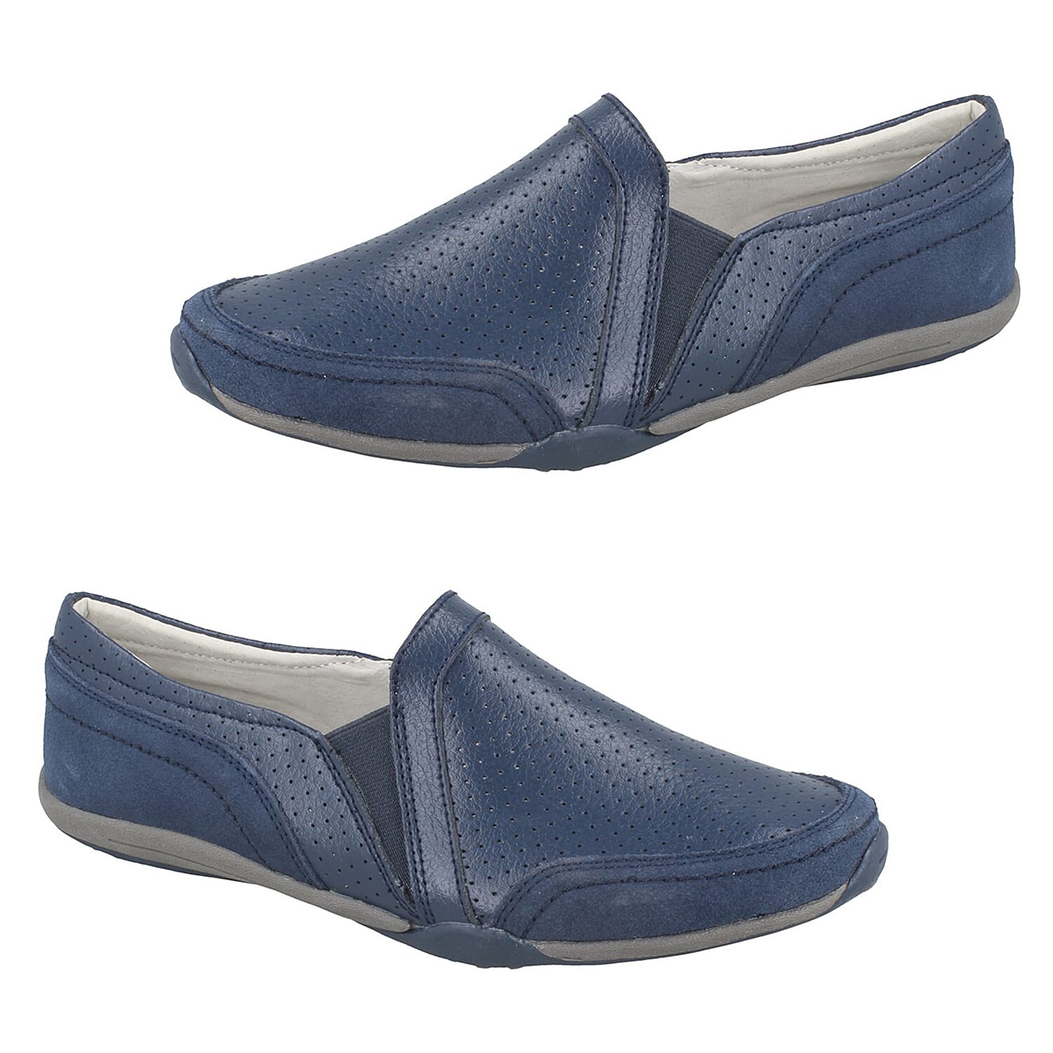 Down to Earth Mens Shoe (Size 5) - Navy