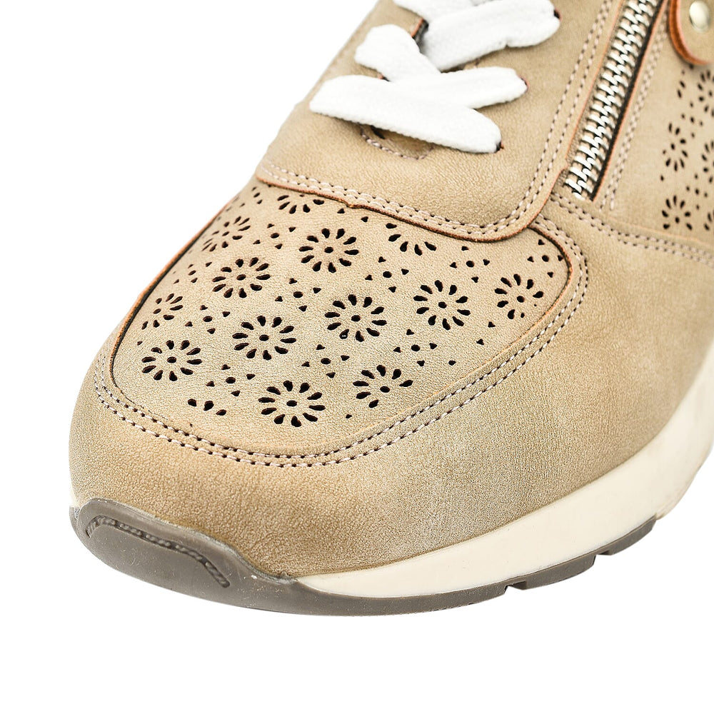 Dr Keller Detailed Trainers (Size 3) - Beige