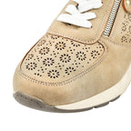 Dr Keller Detailed Trainers (Size 3) - Beige