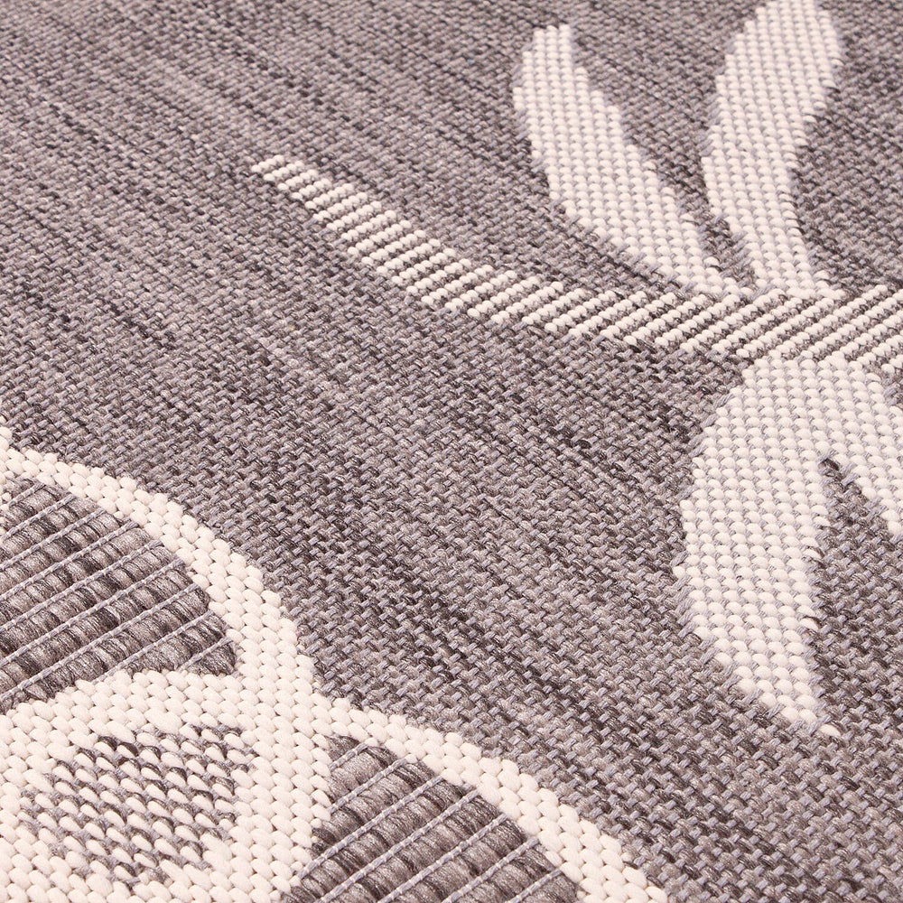 Polypropylene Rug and Door Mat (Size 1x1 cm) - Grey