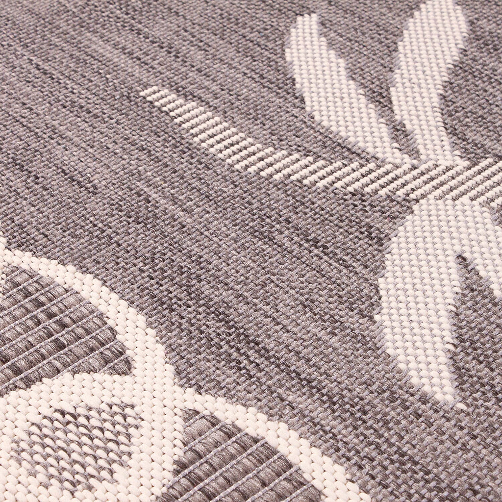 Polypropylene Rug and Door Mat (Size 1x1 cm) - Grey