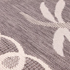 Polypropylene Rug and Door Mat (Size 1x1 cm) - Grey