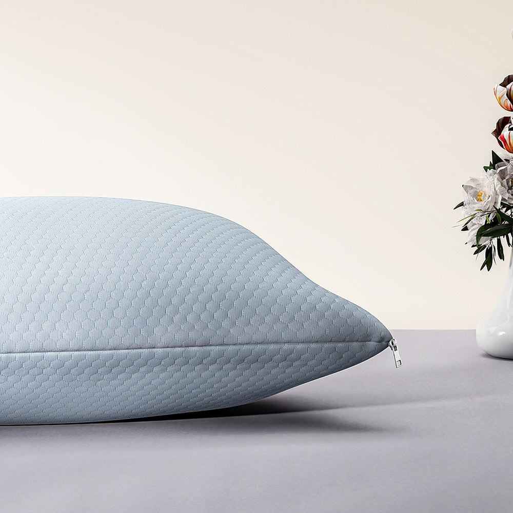 Dual-Sided Cooling Pillowcase With Zipper (Machine Washable)