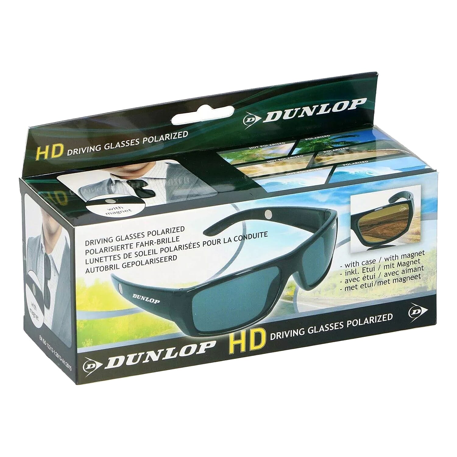 Dunlop Polarised Cat 3 Driving Glasses - Black