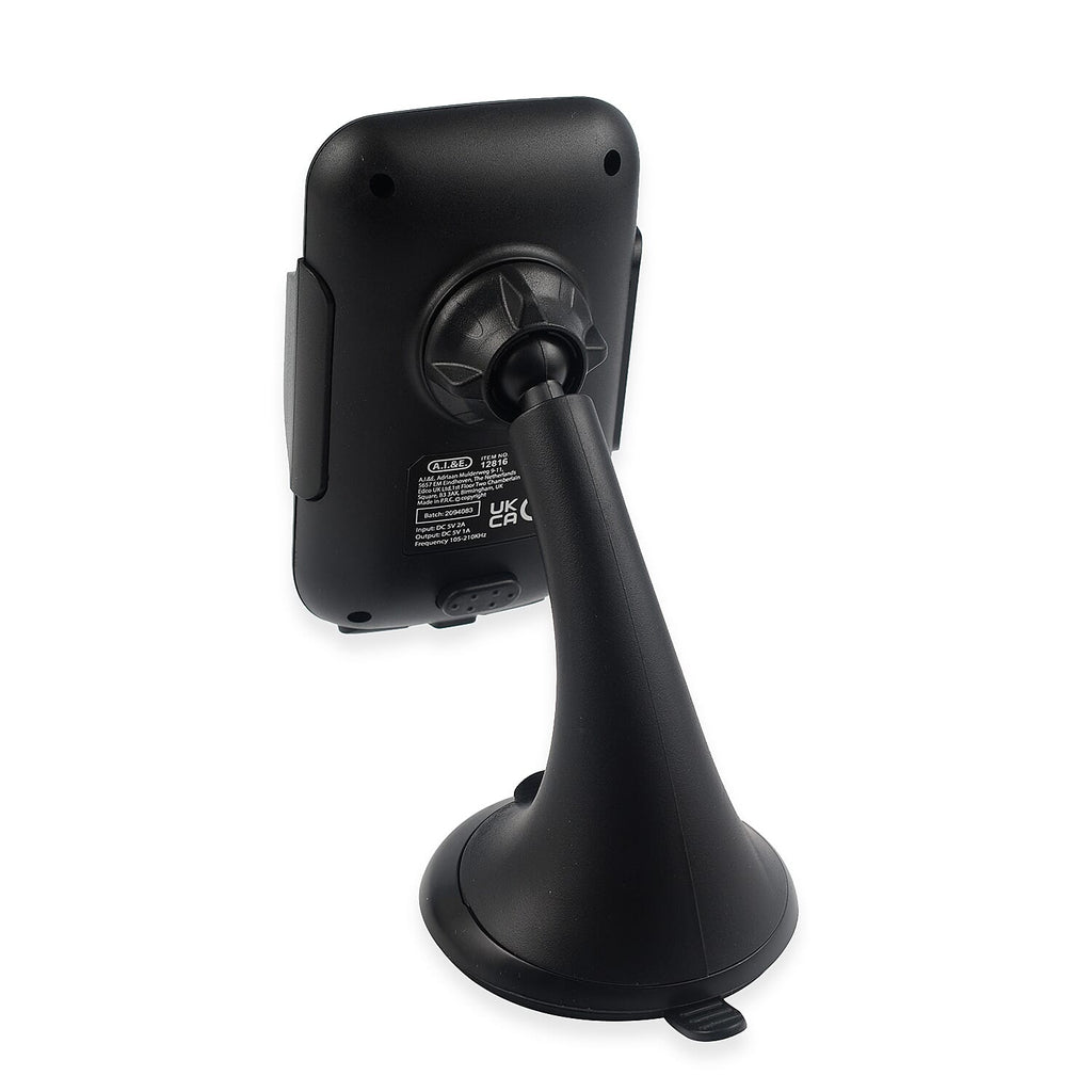 Dunlop Car Phone Holder and Wireless Charger - Black