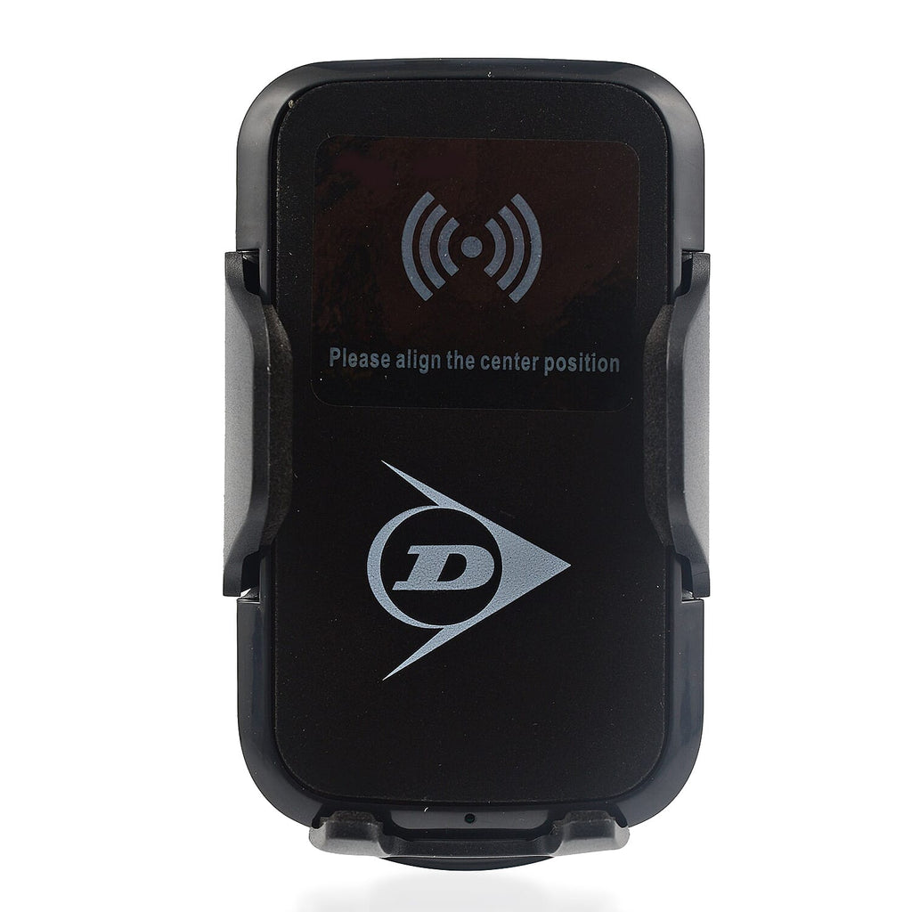 Dunlop Car Phone Holder and Wireless Charger - Black