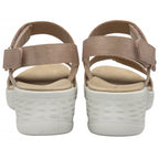 Dunlop Womens Selina Comfortable Slip-On Design Sandals (Size 3) - Dusky Pink