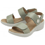 Dunlop Womens Selina Comfortable Slip-On Design Sandals (Size 3) - Sage Green