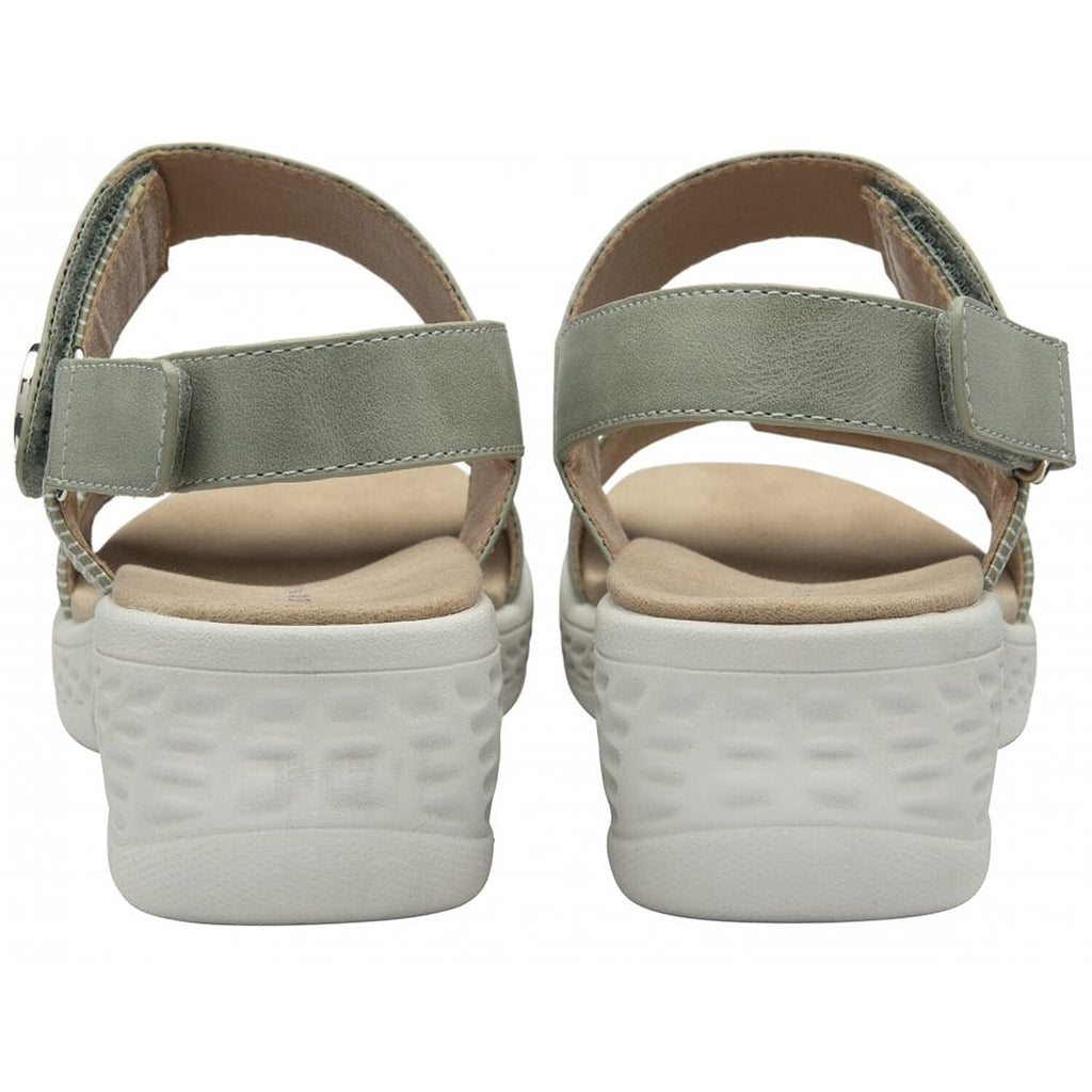 Dunlop Womens Selina Comfortable Slip-On Design Sandals (Size 3) - Sage Green