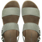 Dunlop Womens Selina Comfortable Slip-On Design Sandals (Size 3) - Sage Green