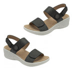 Dunlop Womens Selina Comfortable Slip-On Design Sandals (Size 8) - Charcoal