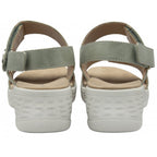 Dunlop Womens Selina Comfortable Slip-On Design Sandals (Size 8) - Sage Green