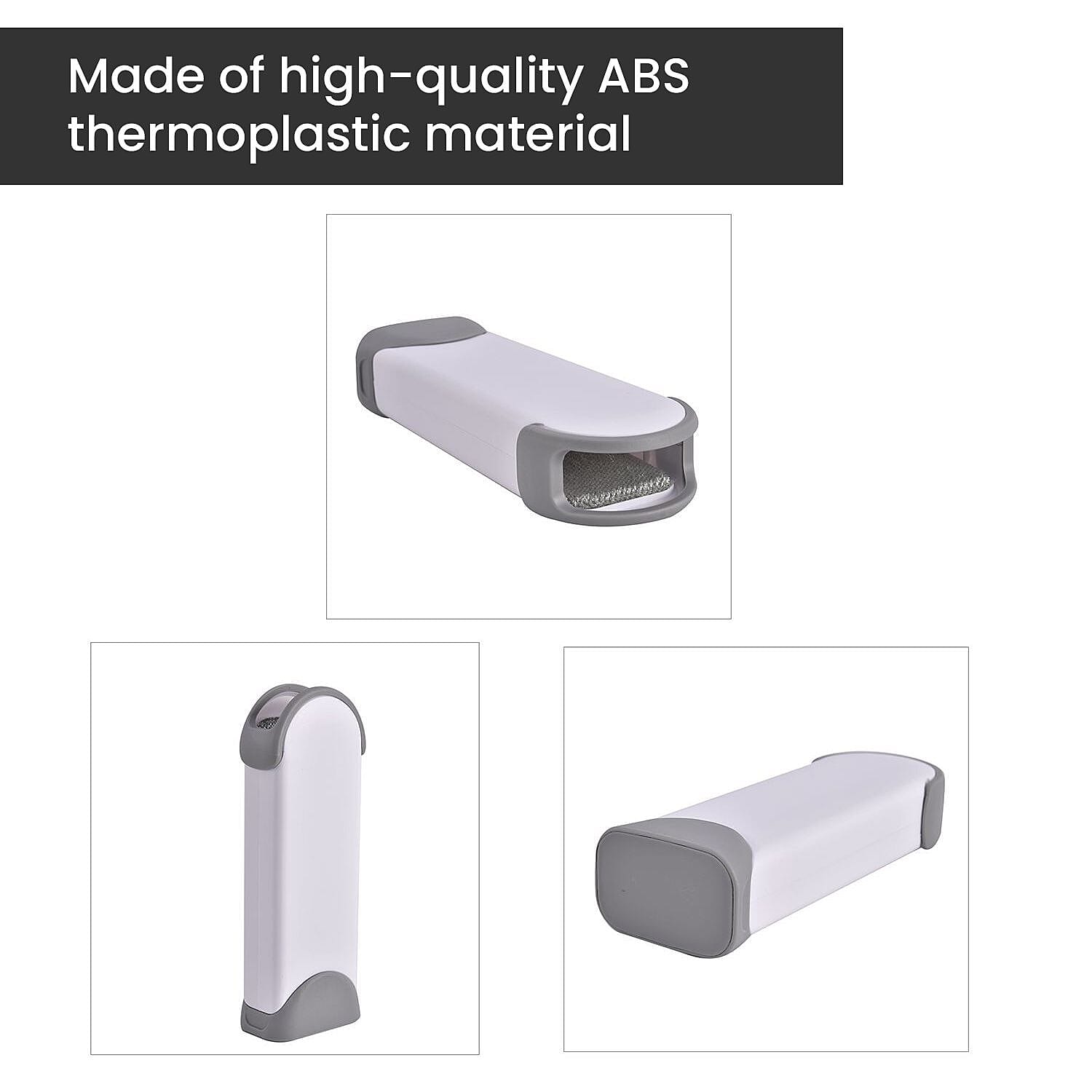 Set of 2 Reusable Lint Remover with Self-Cleaning Base - Grey