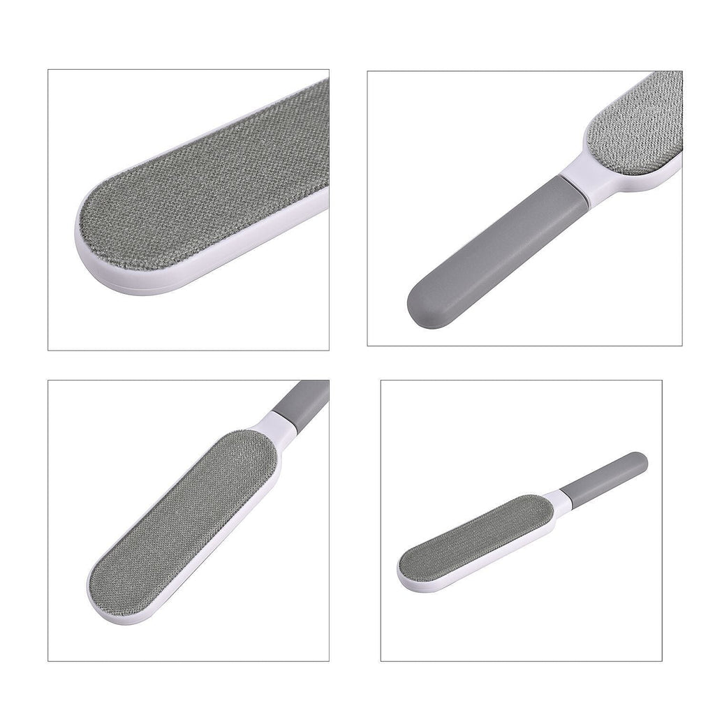 Set of 2 Reusable Lint Remover with Self-Cleaning Base - Grey