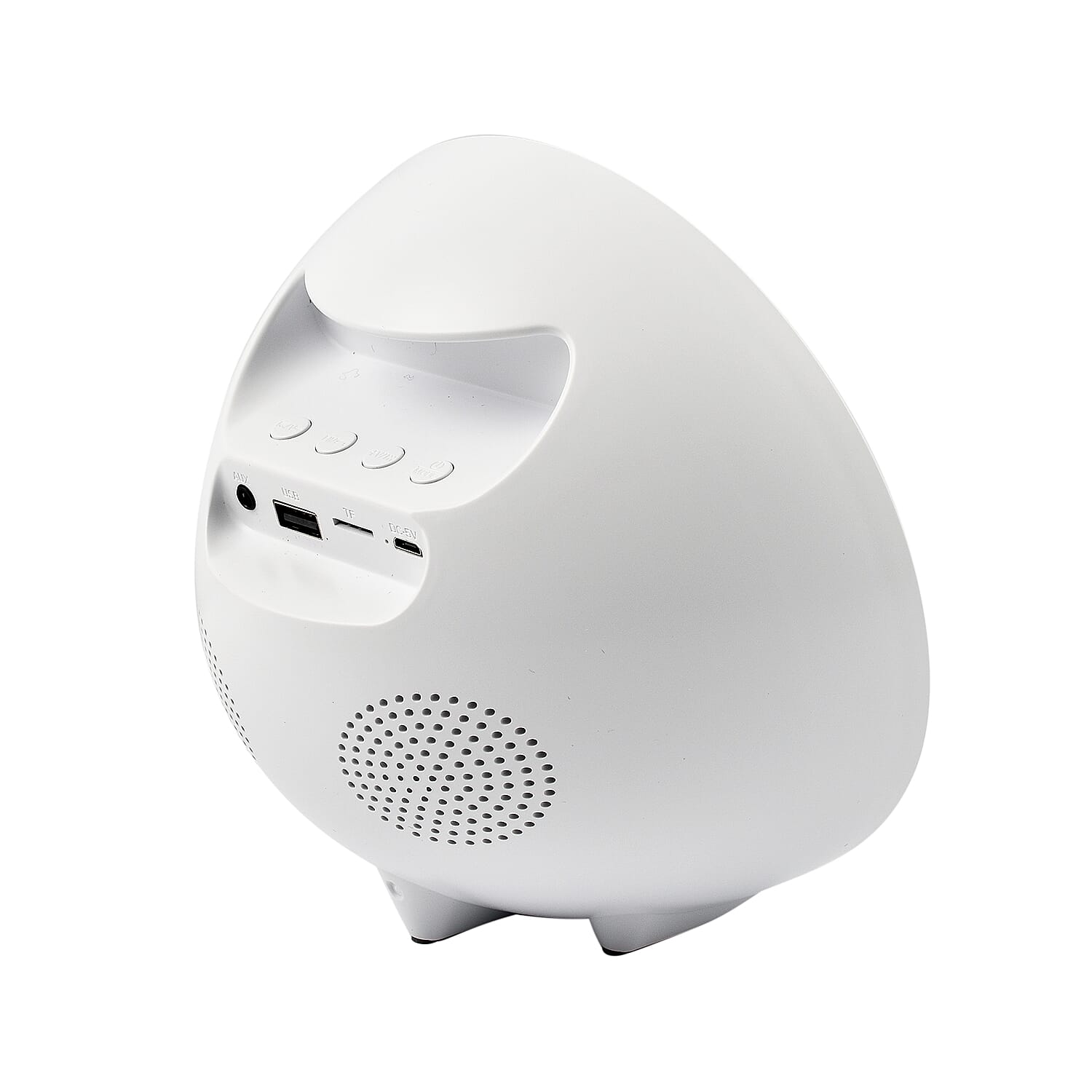 Dutch Originals Digital Sunrise Rechargeable Alarm Clock with 7 Colors LED Sunrise Simulator