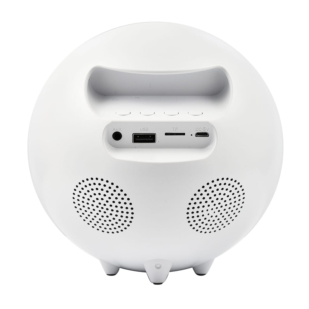 Dutch Originals Digital Sunrise Rechargeable Alarm Clock with 7 Colors LED Sunrise Simulator