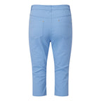 Emreco Cotton Crop Trouser (Size 10) - Blue
