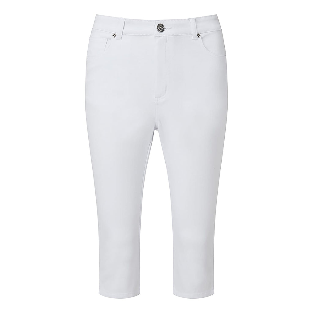 Emreco Cotton Crop Trouser (Size 10) - White