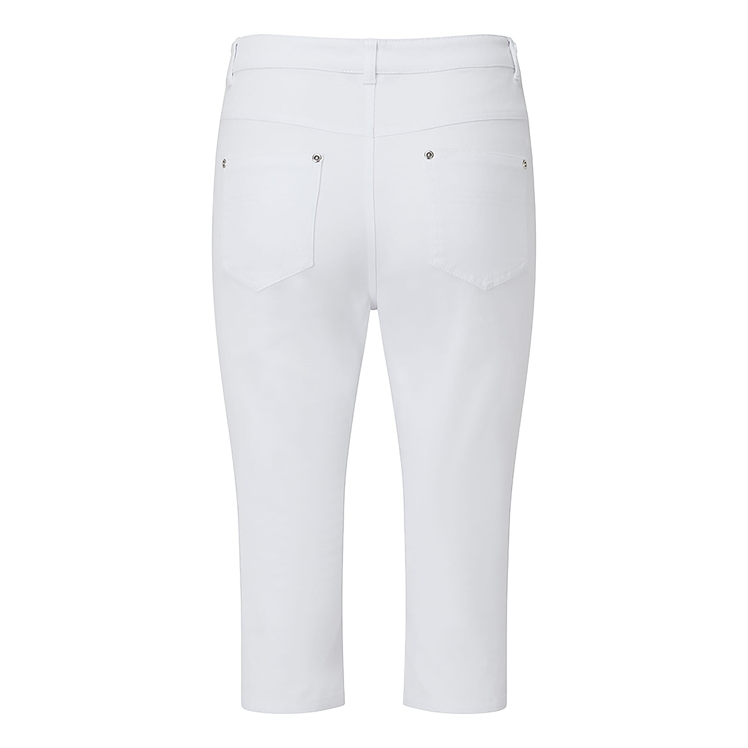 Emreco Cotton Crop Trouser (Size 10) - White