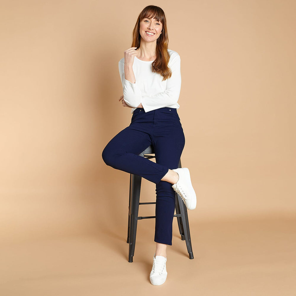 Emreco Cotton Trouser (Size 18) - Navy