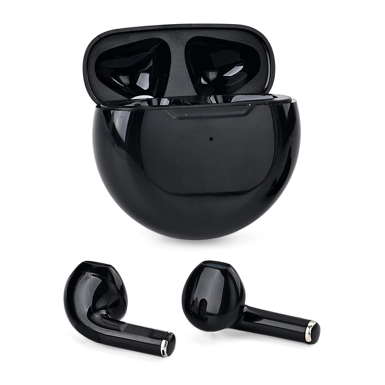 TWS True Wireless Earbuds - 150mAh Charging Case - 2-3 Hour Playtime - Black