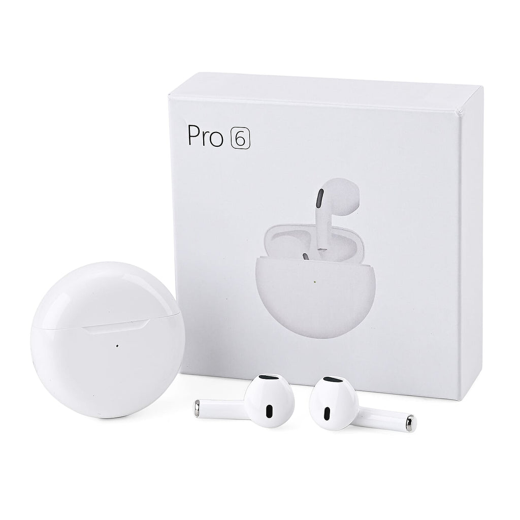 TWS True Wireless Earbuds - 150mAh Charging Case - 2-3 Hour Playtime - White