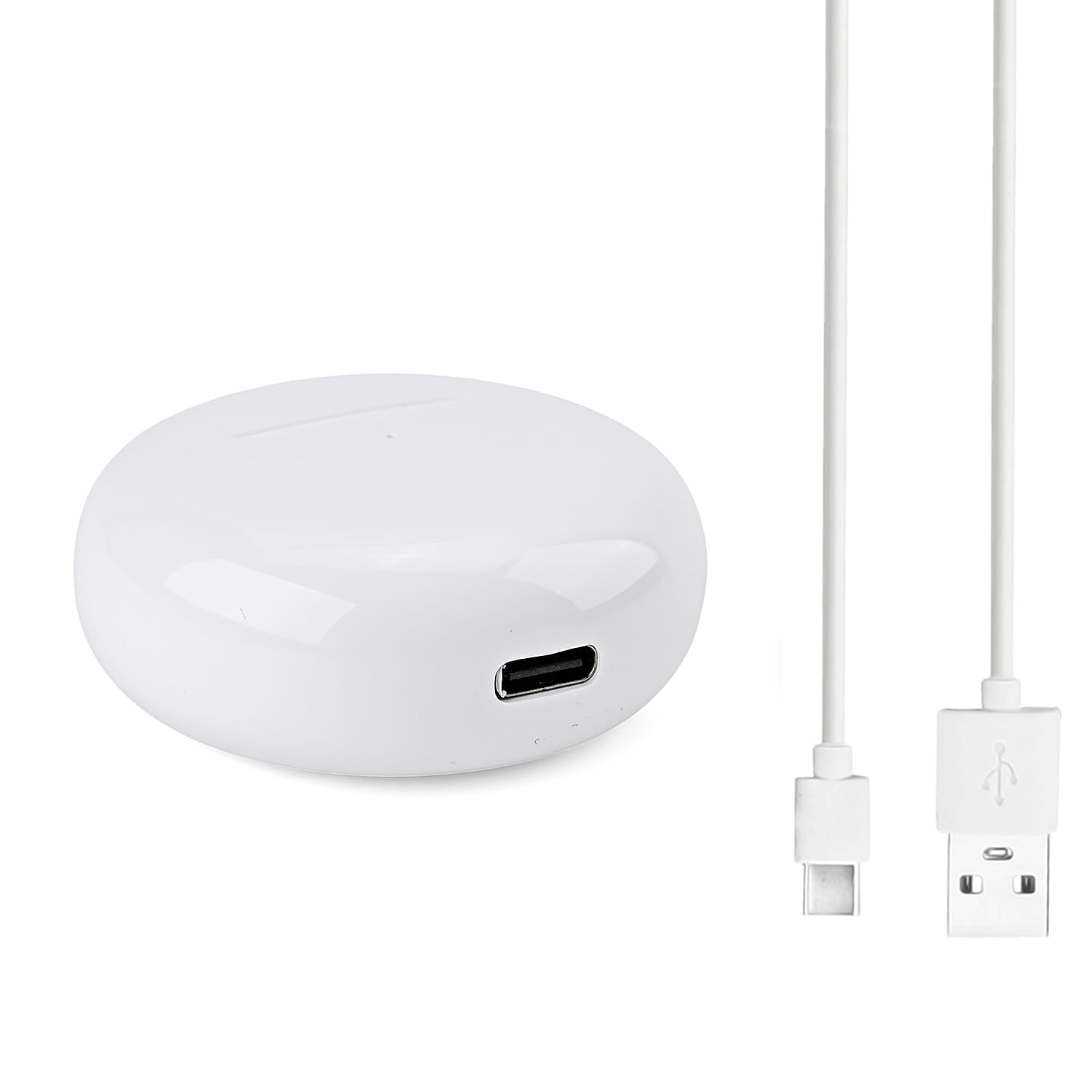 TWS True Wireless Earbuds - 150mAh Charging Case - 2-3 Hour Playtime - White