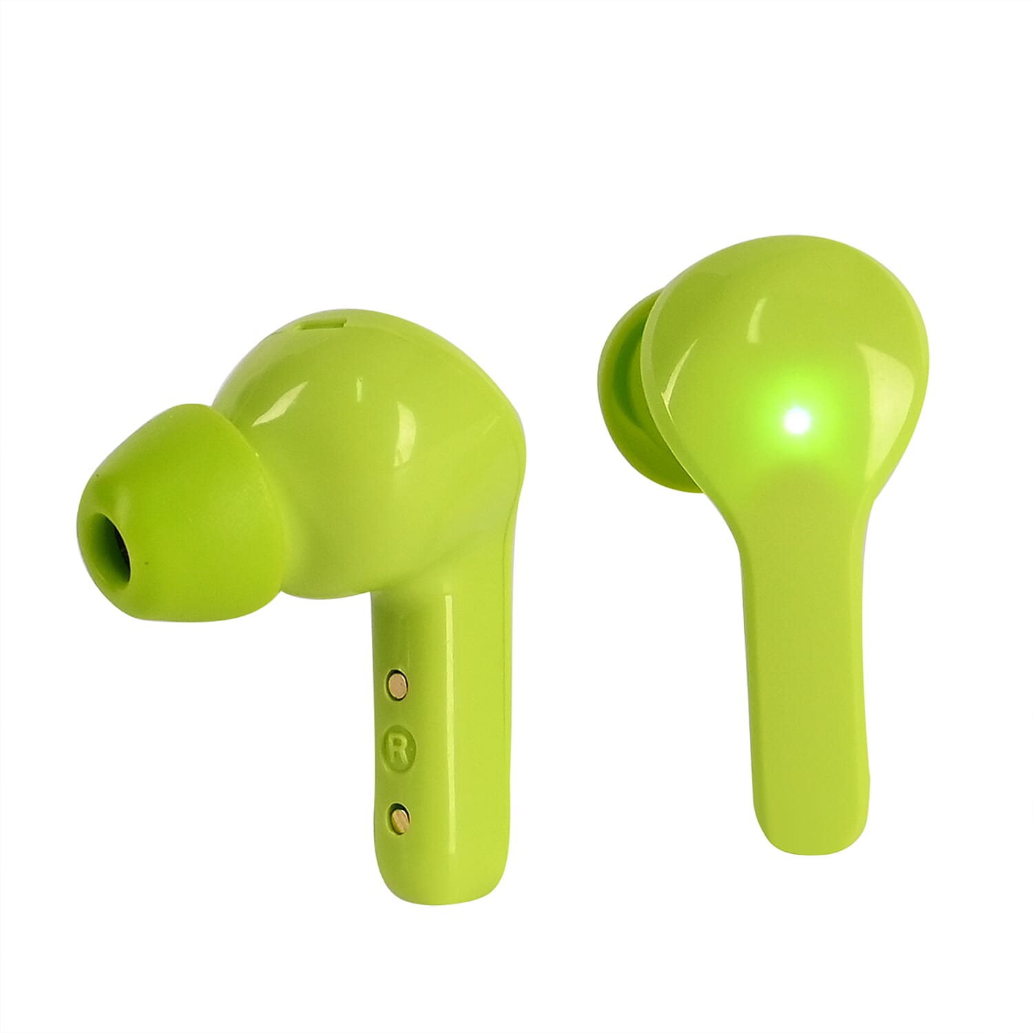 TWS Earbuds with Battery Display - 200mAh Charging Case - Green