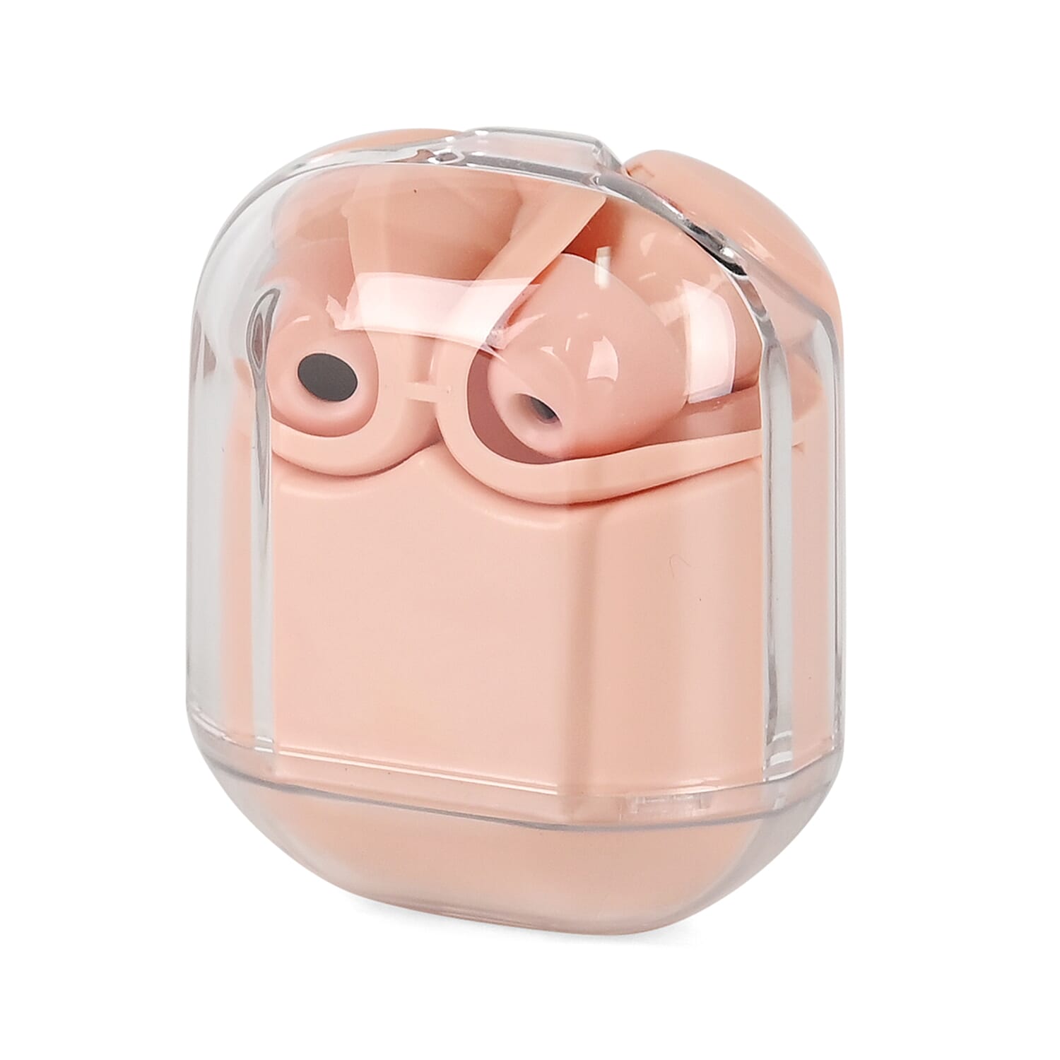 TWS Earbuds with Battery Display - 200mAh Charging Case - Pink