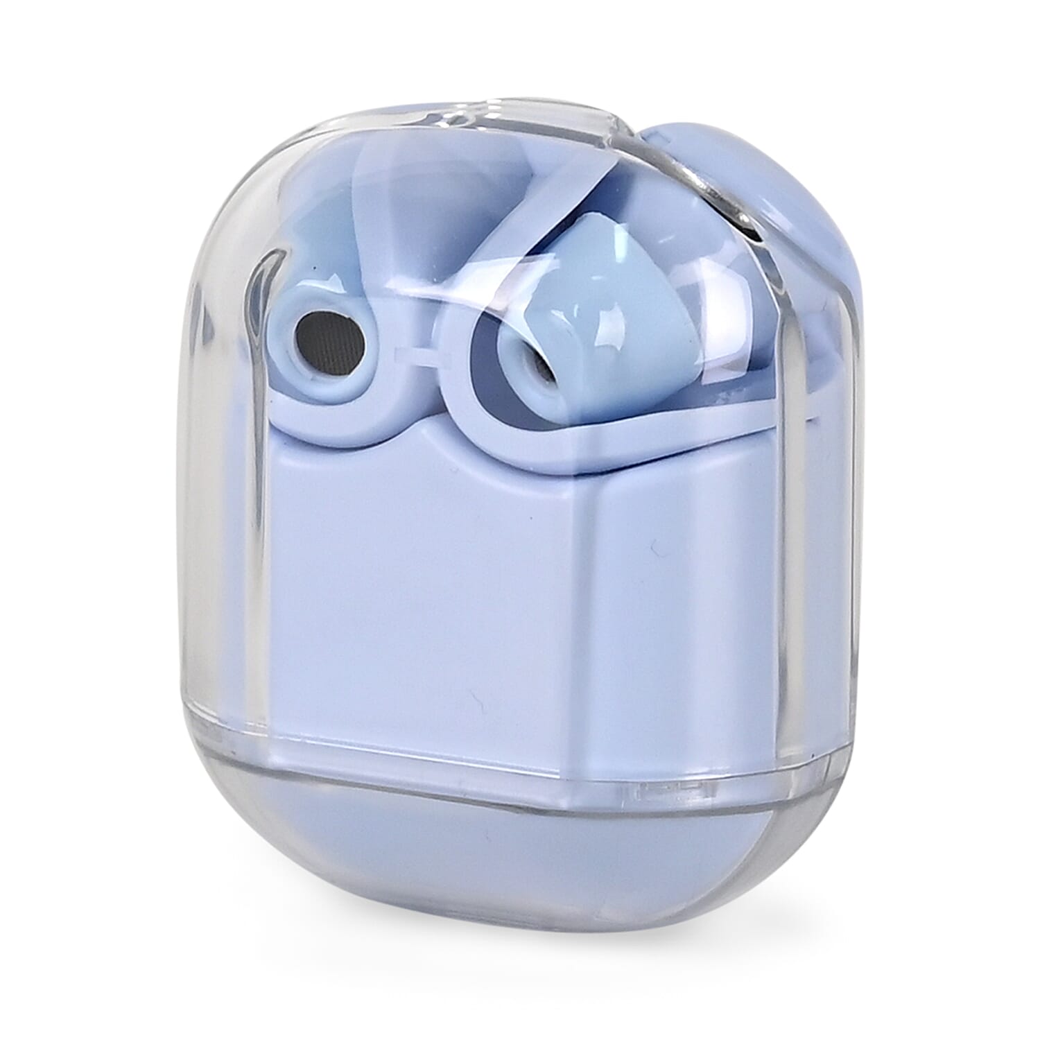 TWS Earbuds with Battery Display - 200mAh Charging Case - Baby Blue