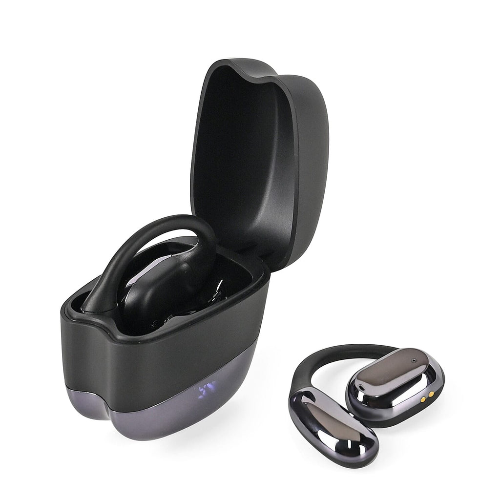 Open Wireless Headphones with Bluetooth V5.3 - 8 to 10 Hour Playtime - Black