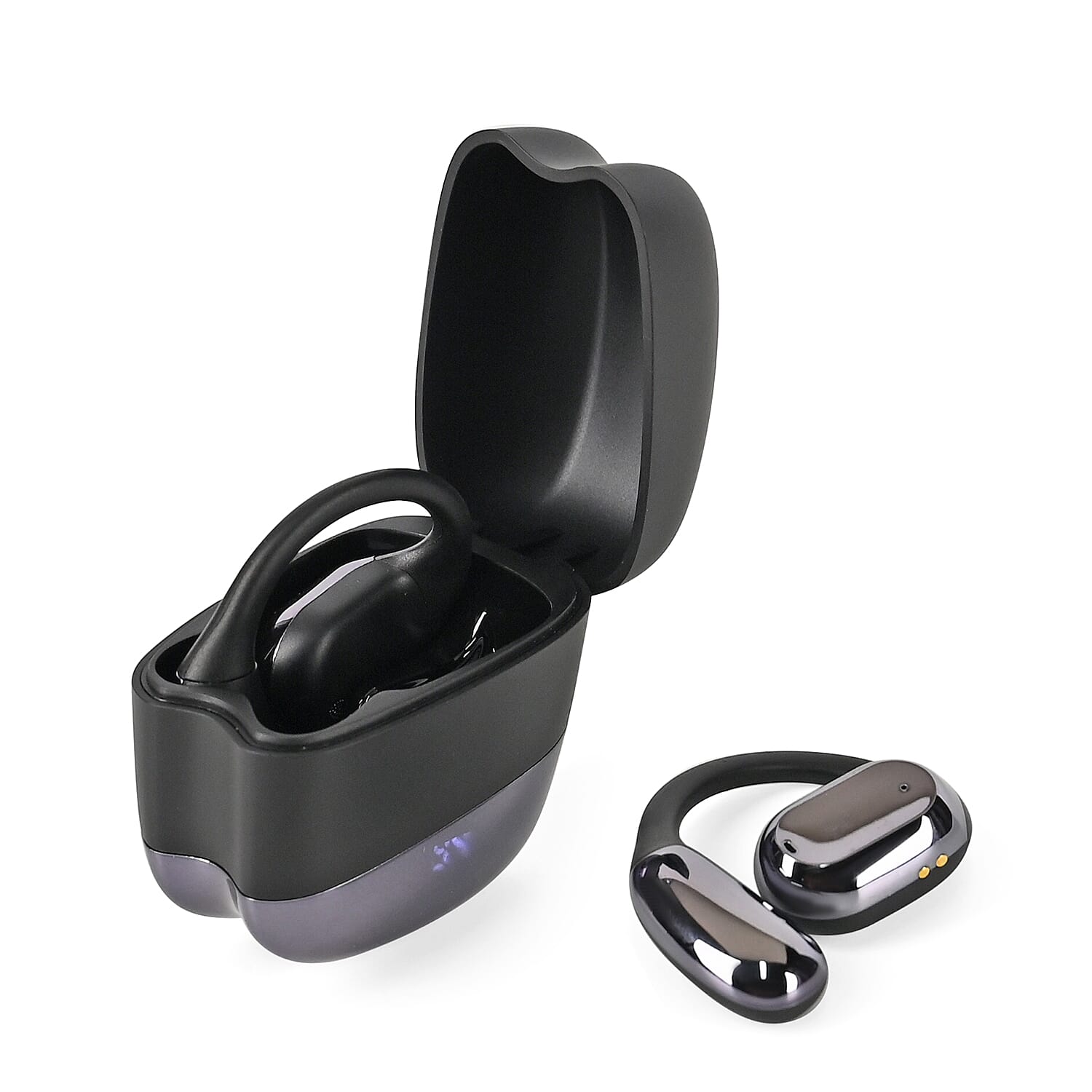 Open Wireless Headphones with Bluetooth V5.3 - 8 to 10 Hour Playtime - Black