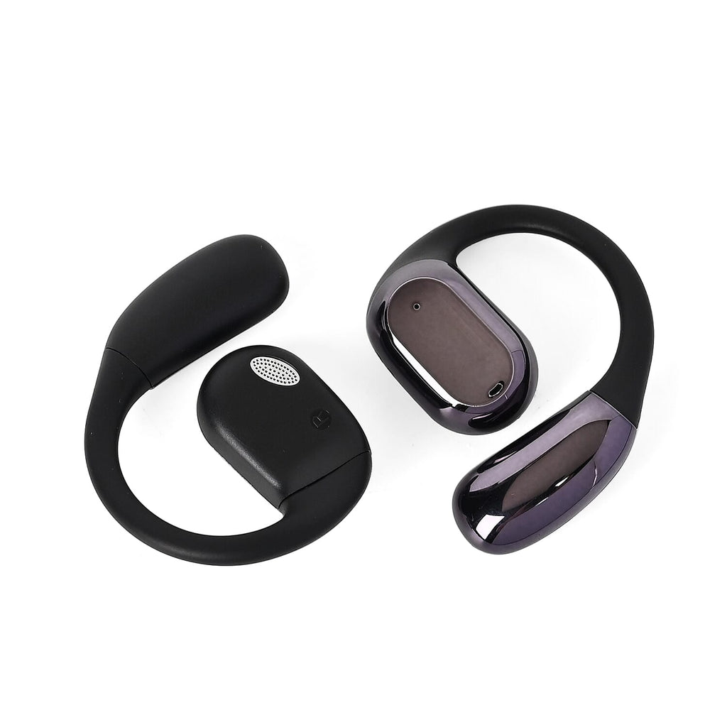 Open Wireless Headphones with Bluetooth V5.3 - 8 to 10 Hour Playtime - Black