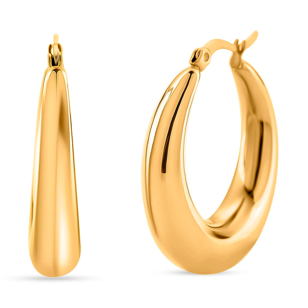 Designer Inspired - Hoop Earring with Clasp