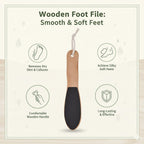 Set of 6 Eco bath accessories -  bath belt, wooden foot file, mesh sponge, loofah block, oval sisal pad, oval wooden body massager