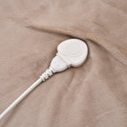 Electric Heated Double Layer Sherpa Blanket With 9 Heat Levels, Machine Washable and Timer (200x150 cm) - Beige