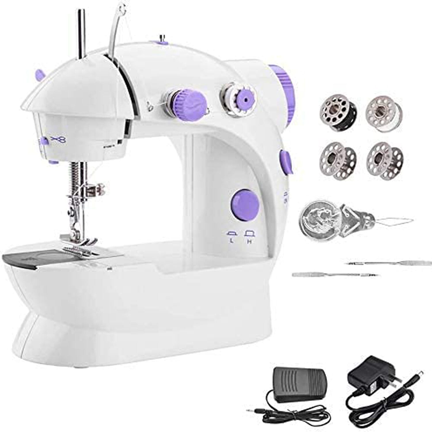 Electric Portable Mini sewing Machine  - White