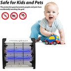 SUMMER ESSENTIALS - Electric UV Pest Killer - 12W, 1500V (26x6x25cm) - Silver