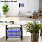 SUMMER ESSENTIALS - Electric UV Pest Killer - 12W, 1500V (26x6x25cm) - Silver