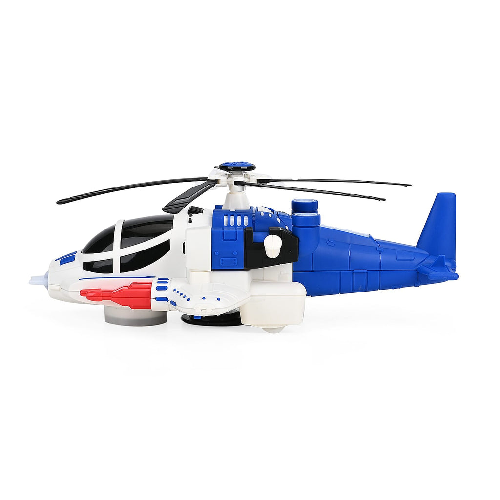 Electronic Light Music Fighter Plane - Blue