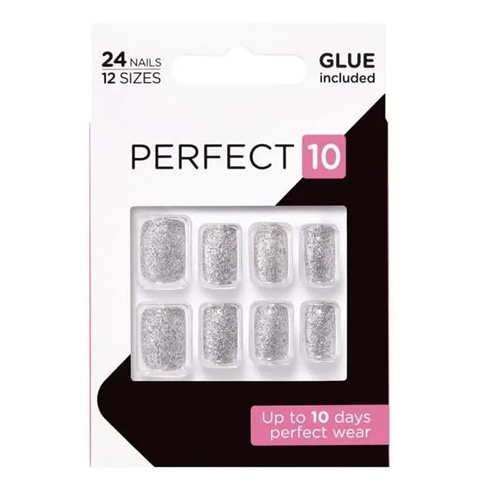 Perfect 10 False Nails Diva Forever - Berry