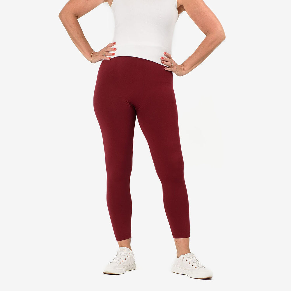 Emelia  Bottom and Legging - Navy Burgandy