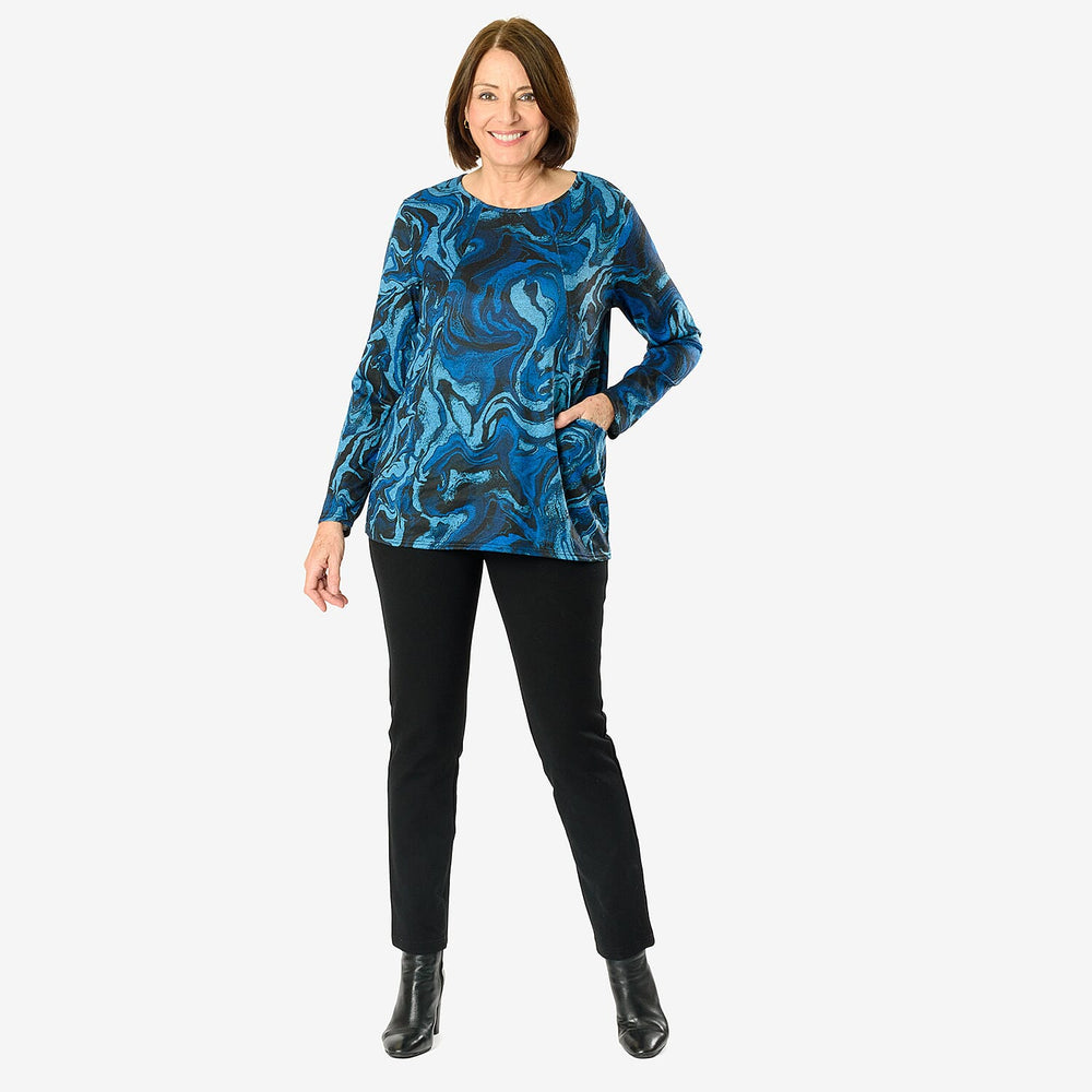 Emelia Printed Pocket Top