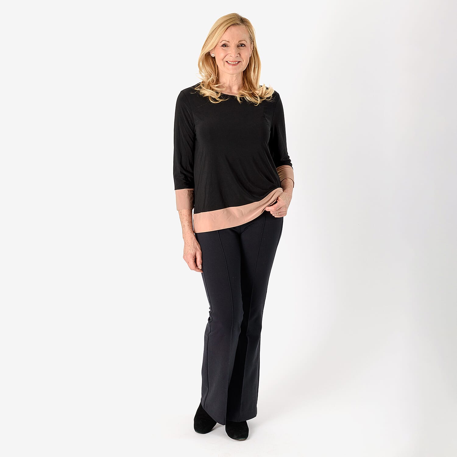 Emelia Knitted Tunic (Size - Large) - Black